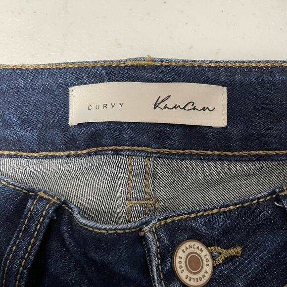 KanCan Curvy Button Fly High Waisted Jeans Size 24 - Picture 4 of 6
